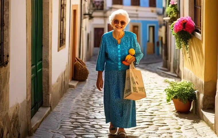 지역사회복지론 - **Prompt:** A warm, inviting scene on a traditional cobblestone street in a historic neighborhood of...